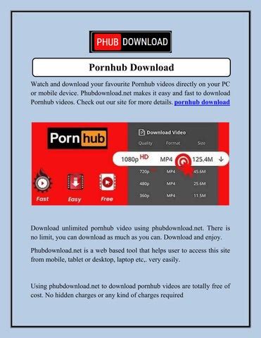 phub downloader|Online Free Video Downloader 